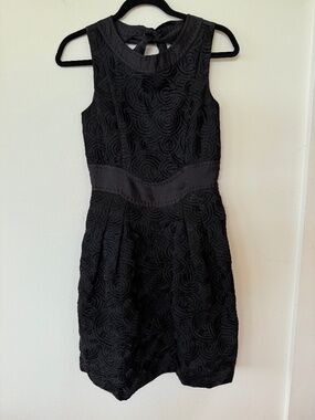 SportMax Black Embroidered Dress